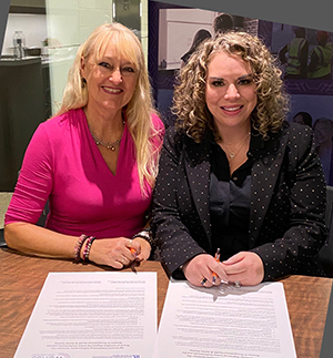 Monica Szabo, Chair, BCRSP & Paula Campkin, Chairperson, WOHSS