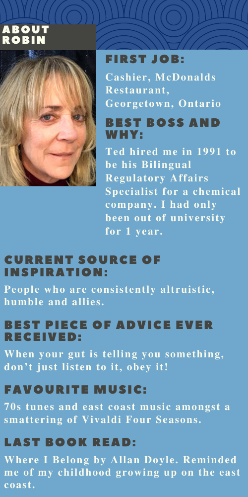 Sidebar Photo of Robin Angel with Fun Facts
